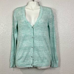 5 for $30 GAP Womens‎ Green Long Sleeve V-Neck Cardigan Sweater, Size Large